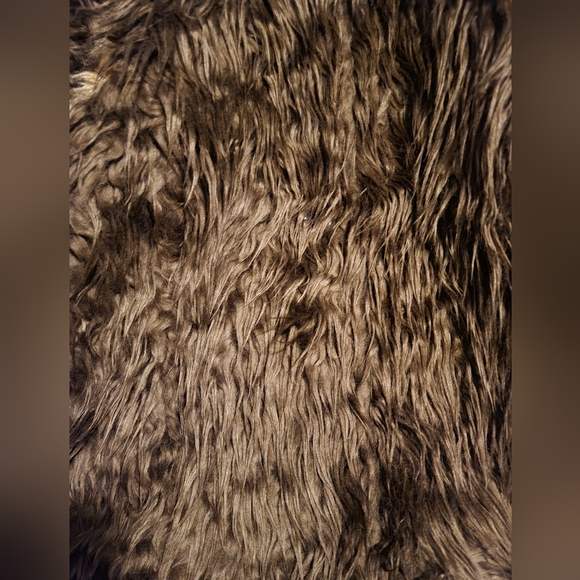 Brown Faux Fur Vest International Concepts Warm Confortable.2X - Picture 5 of 8